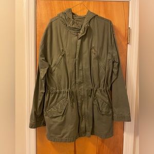 American eagle army green utility coat